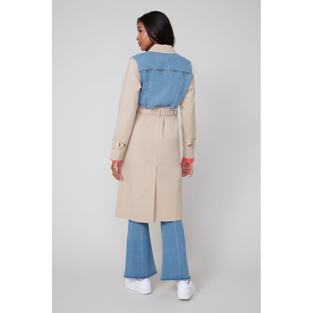 RENUAR RENUAR 25H JACKET LONG DUO JEANS/CASHEW
