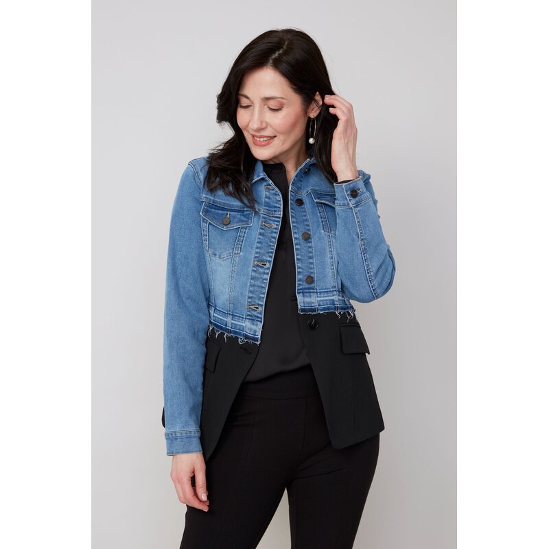 RENUAR RENUAR 25H JACKET DUO DARK INDIGO/NOIR