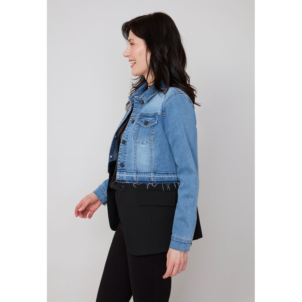 RENUAR RENUAR 25H JACKET DUO DARK INDIGO/NOIR