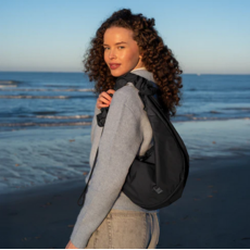 GOT BAG GOT BAG MOON BAG RUFFLE MONO BLACK