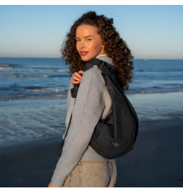 GOT BAG GOT BAG MOON BAG RUFFLE MONO BLACK