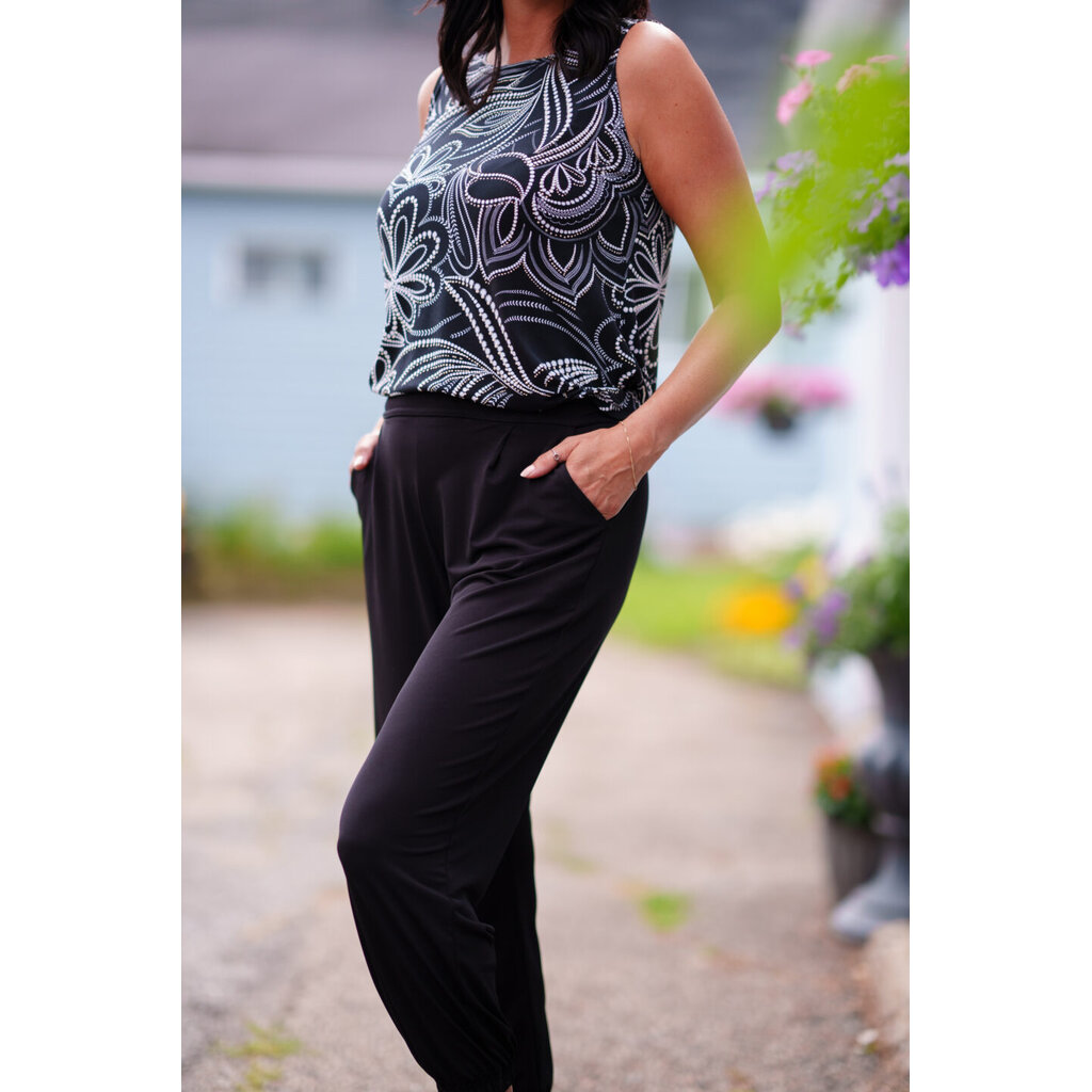 RIEN NE SE PERD TOUT SE CREE RIEN NE SE PERD 26E PANTALON 7/8 PINA NOIR