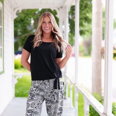 RIEN NE SE PERD TOUT SE CREE RIEN NE SE PERD 26E T SHIRT TROPICAL NOIR