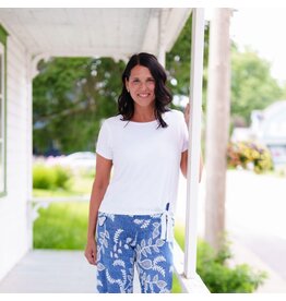 RIEN NE SE PERD TOUT SE CREE RIEN NE SE PERD 26E T SHIRT TROPICAL BLANC