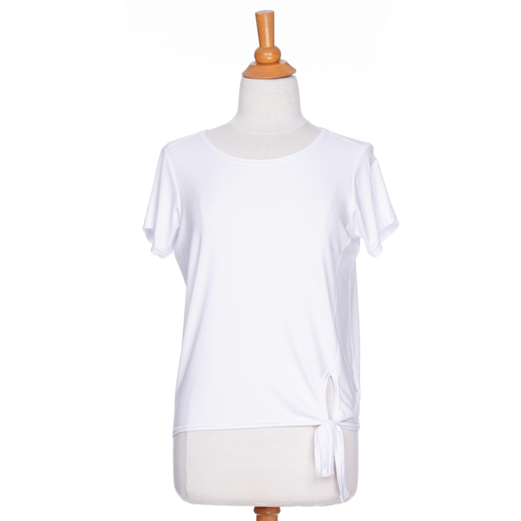 RIEN NE SE PERD TOUT SE CREE RIEN NE SE PERD 26E T SHIRT TROPICAL BLANC