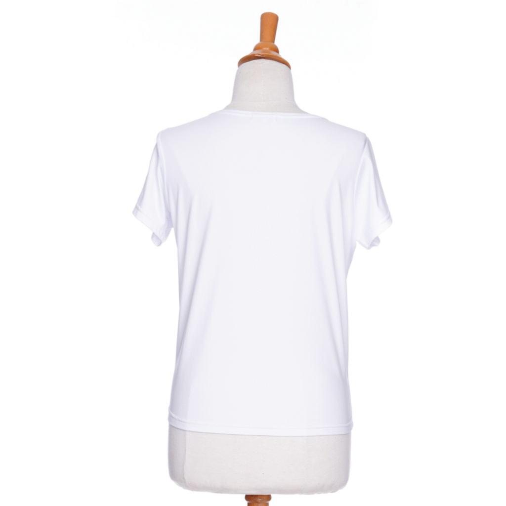 RIEN NE SE PERD TOUT SE CREE RIEN NE SE PERD 26E T SHIRT TROPICAL BLANC