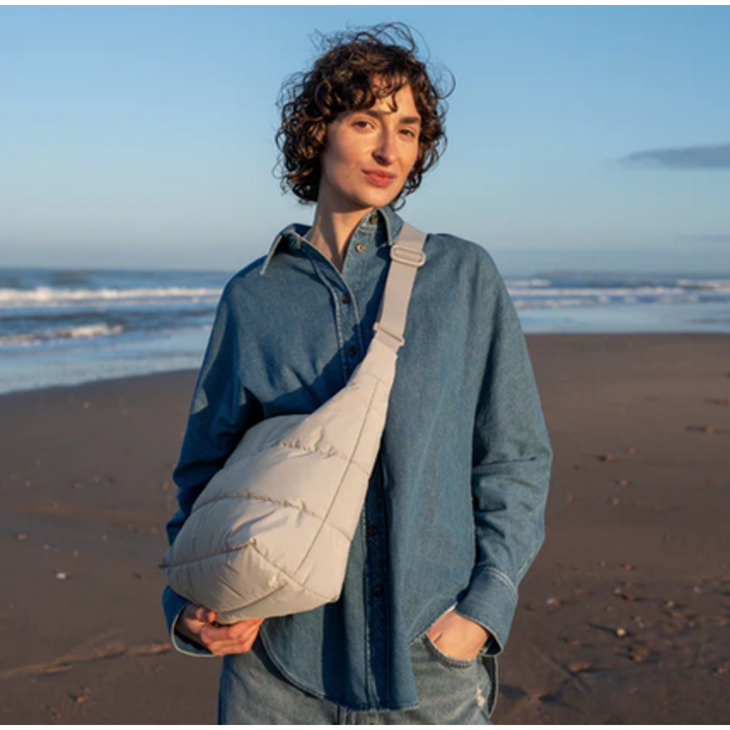 GOT BAG GOT BAG PUFFER SQUARE BAG LARGE MONO SCALLOP