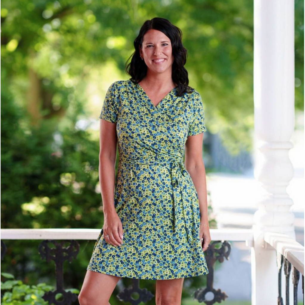 RIEN NE SE PERD TOUT SE CREE RIEN NE SE PERD 26E ROBE MARGARITA VERT BLEU