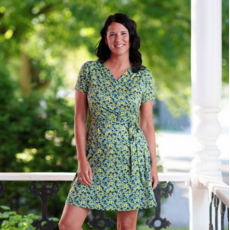 RIEN NE SE PERD TOUT SE CREE RIEN NE SE PERD 26E ROBE MARGARITA VERT BLEU