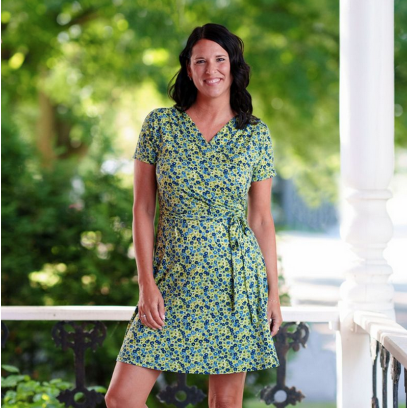 RIEN NE SE PERD TOUT SE CREE RIEN NE SE PERD 26E ROBE MARGARITA VERT BLEU