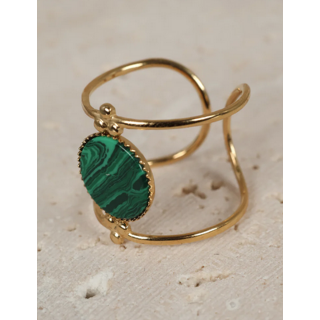 NOEVAH NOEVAH BAGUE ALMALFI MALACHITE