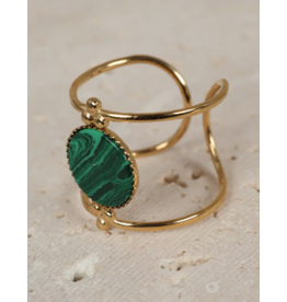 NOEVAH NOEVAH BAGUE ALMALFI MALACHITE