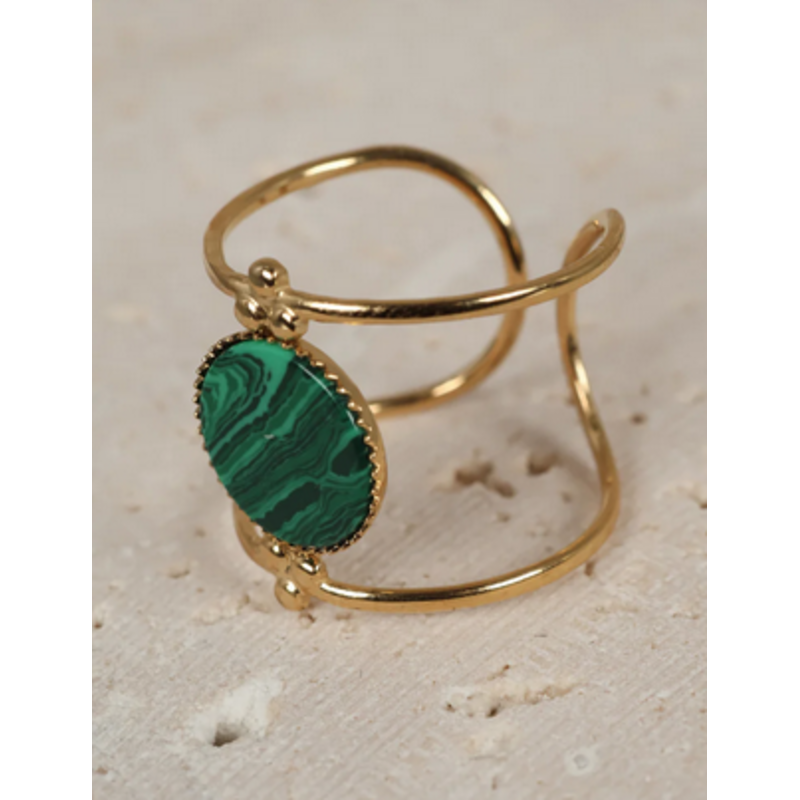 NOEVAH NOEVAH BAGUE ALMALFI MALACHITE