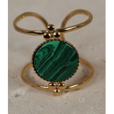 NOEVAH NOEVAH BAGUE ALMALFI MALACHITE