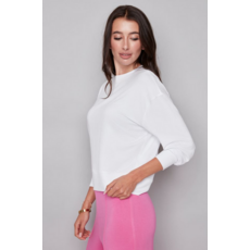 I LOVE TYLER MADISON TYLER MADISON 268013 LONG SLEEVE CREW NECK WHITE