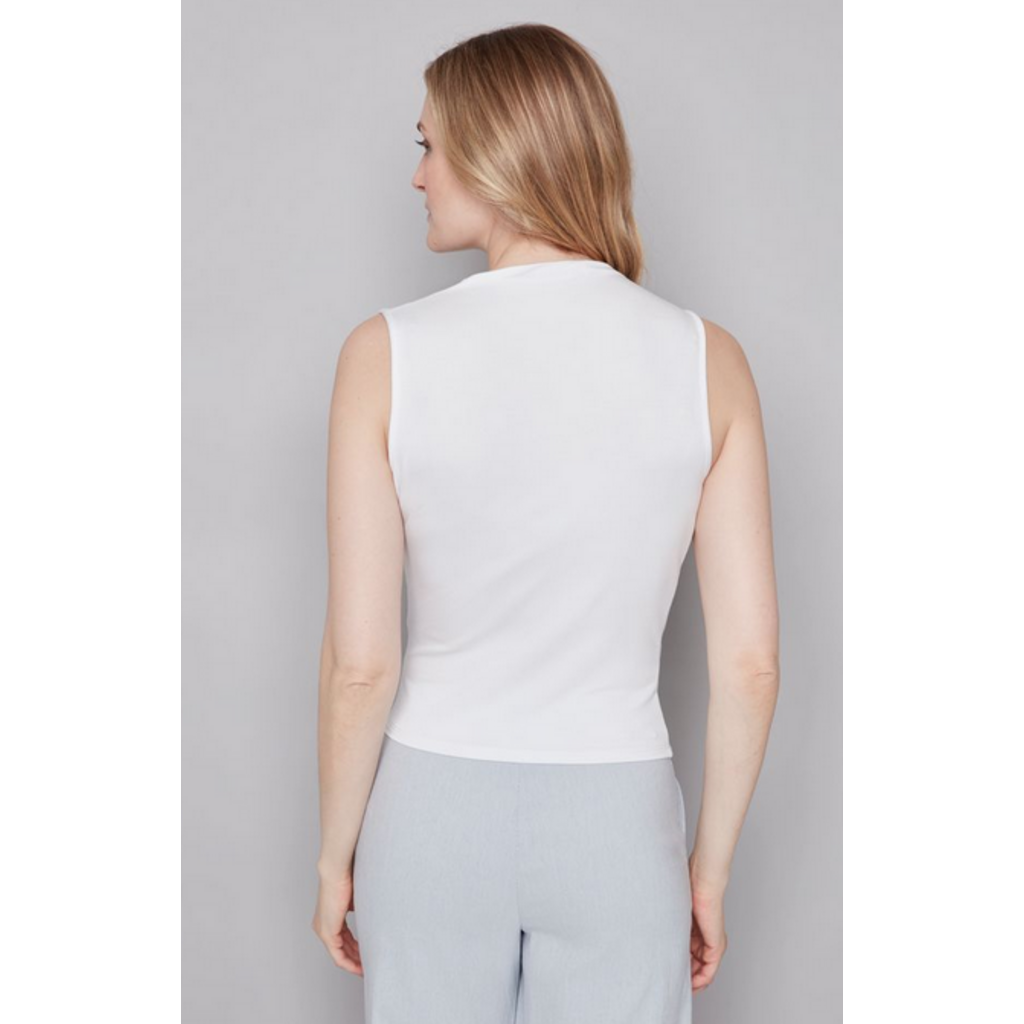 I LOVE TYLER MADISON TYLER MADISON 528003 TOP SLEEVELESS WHITE