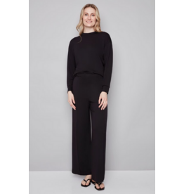 I LOVE TYLER MADISON TYLER MADISON 25H PANTALON WIDE LEG NOIR