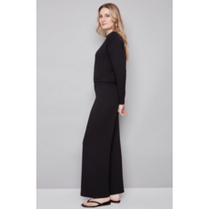 I LOVE TYLER MADISON TYLER MADISON 25H PANTALON WIDE LEG NOIR