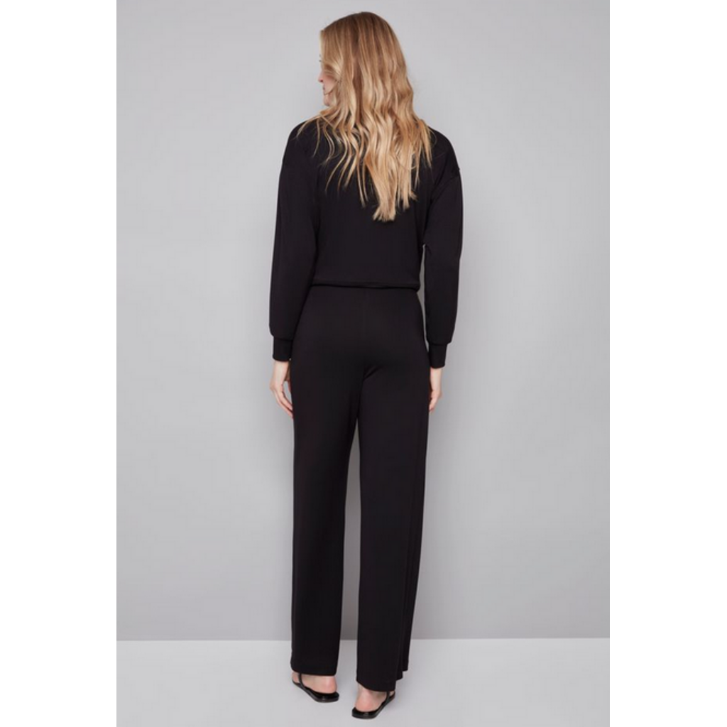 I LOVE TYLER MADISON TYLER MADISON 25H PANTALON WIDE LEG NOIR