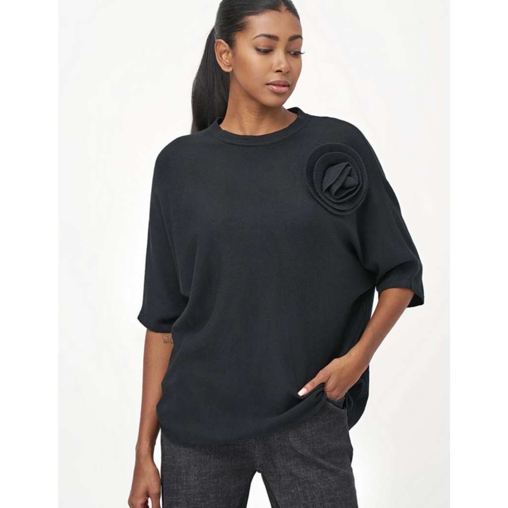 M MADE IN ITALY M MADE IN ITALY 25H TOP FLEUR BOUTONNIERE BLACK