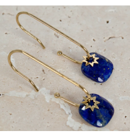 NOEVAH NOEVAH BOUCLES D'OREILLE VIOLETTE LAPIS LAZULI