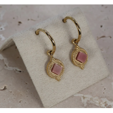 NOEVAH NOEVAH BOUCLES MARGUERITE RHODOCROSITE