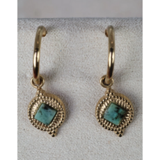 NOEVAH NOEVAH BOUCLES  MARGUERITE JADE AFRICAINE