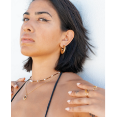 NOEVAH NOEVAH BOUCLES D'OREILLE MUGUET OR