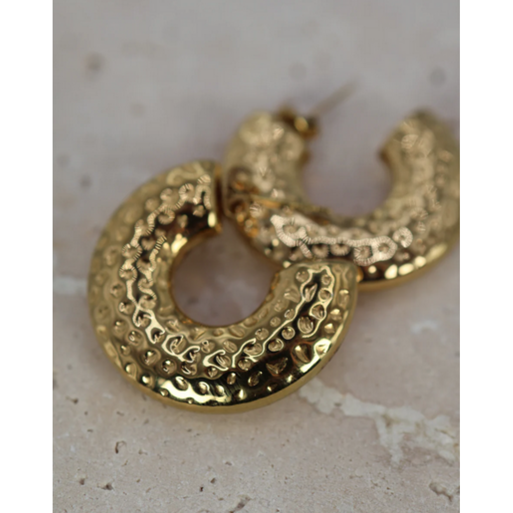 NOEVAH NOEVAH BOUCLES D'OREILLE MUGUET OR