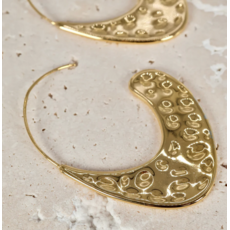 NOEVAH NOEVAH BOUCLES D'OREILLE ANEMONE OR