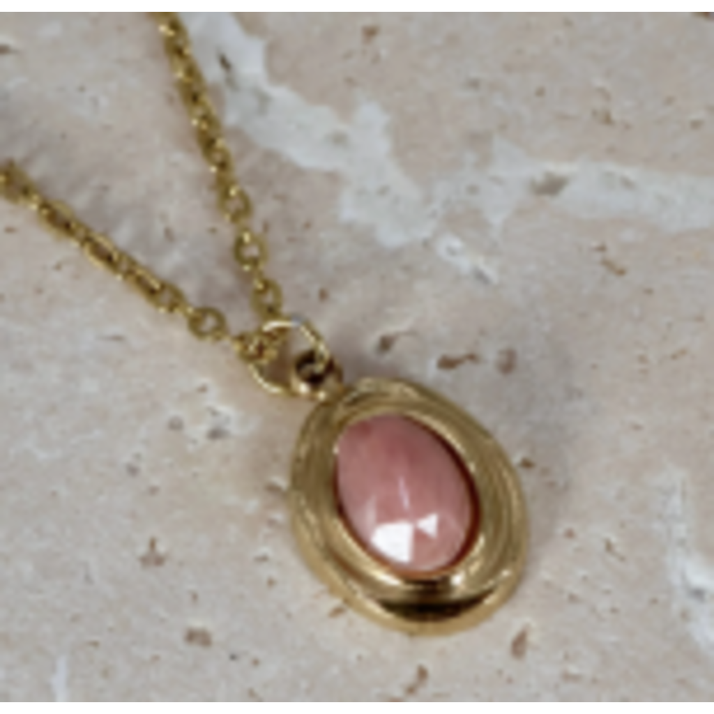 NOEVAH NOEVAH COLLIER FREESIA RHODOCROSITE