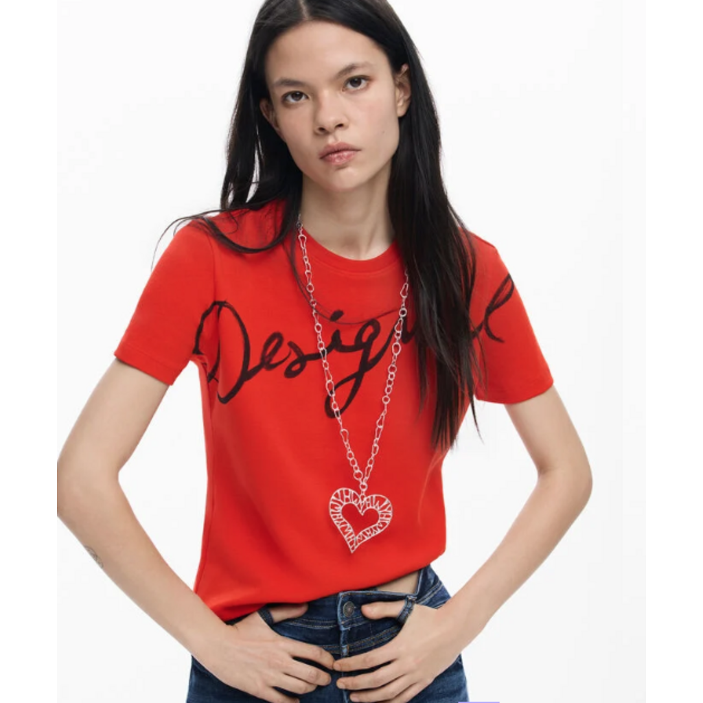 DESIGUAL DESIGUAL 26E TSHIRT FLORENCIA ROUGE