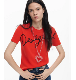 DESIGUAL DESIGUAL 26E TSHIRT FLORENCIA ROUGE
