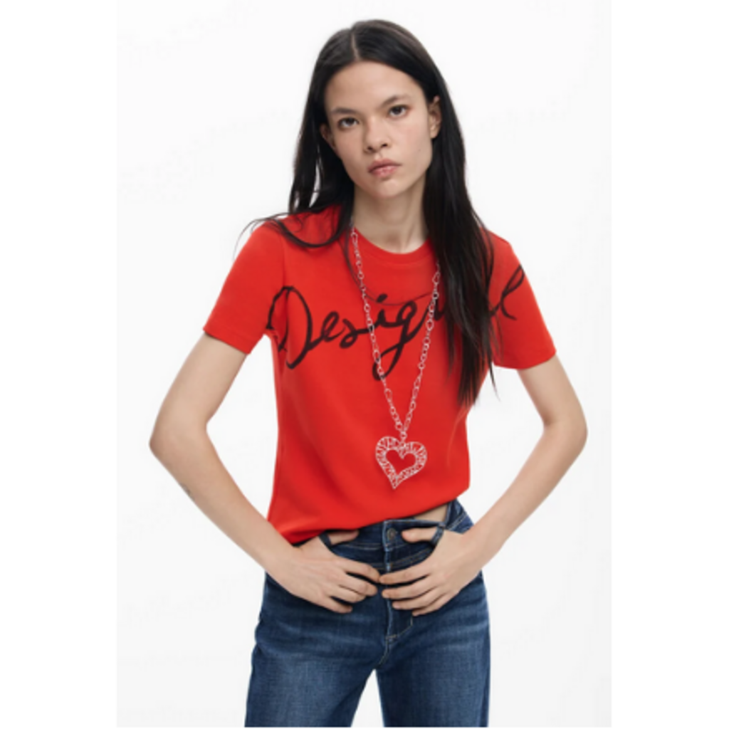 DESIGUAL DESIGUAL 26E TSHIRT FLORENCIA ROUGE