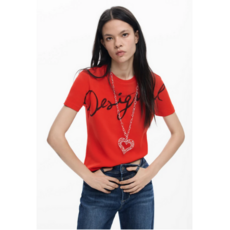 DESIGUAL DESIGUAL 26E TSHIRT FLORENCIA ROUGE