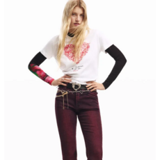 DESIGUAL DESIGUAL 26E TSHIRT COR COEUR BLANC