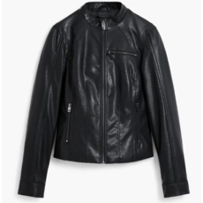 DESIGUAL DESIGUAL 26E JACKET DANNY FAUX CUIR ZIPS NOIR