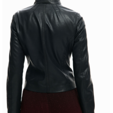 DESIGUAL DESIGUAL 26E JACKET DANNY FAUX CUIR ZIPS NOIR