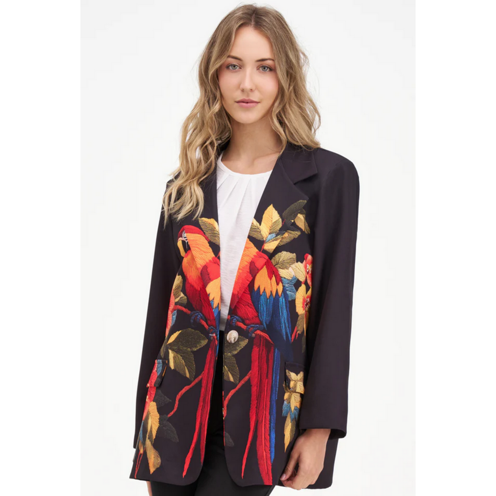 M MADE IN ITALY M MADE IN ITALY 26E 26/25001Y VESTON PERROQUET NOIR