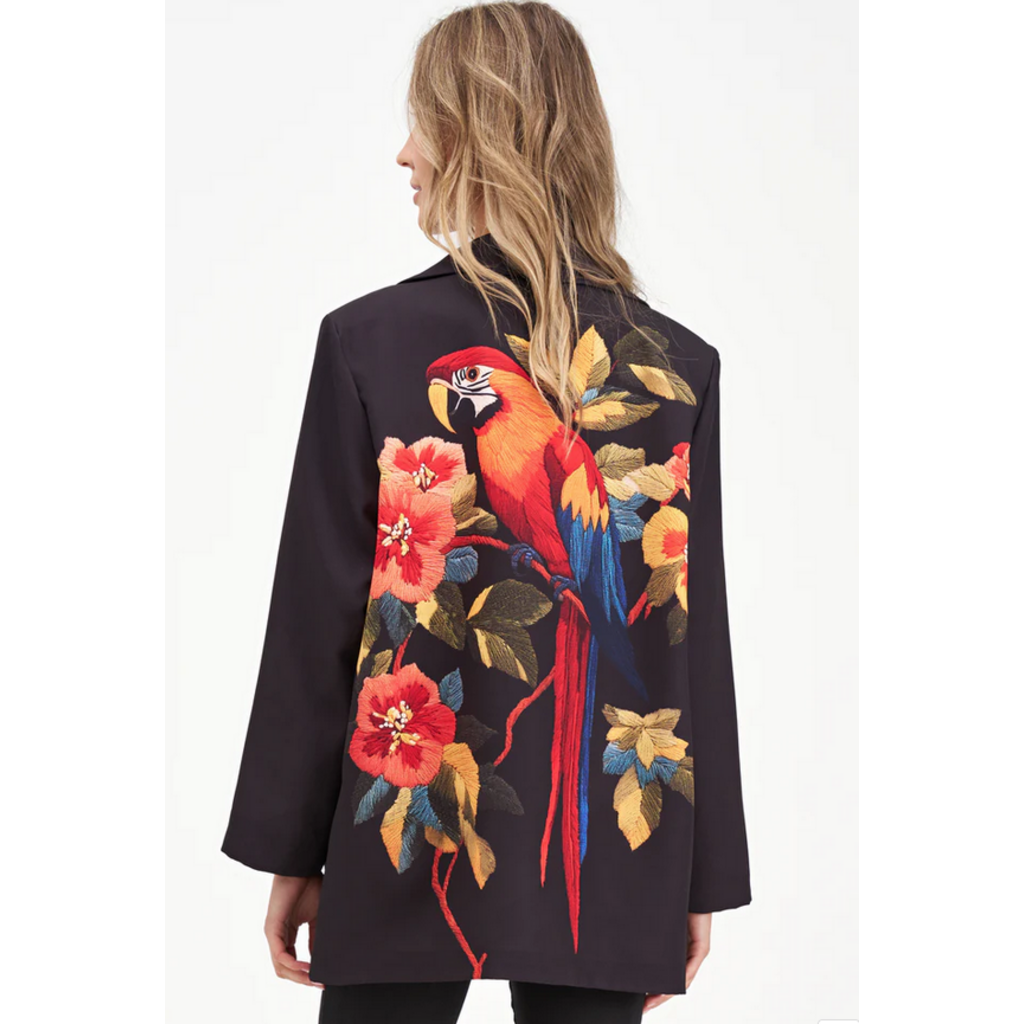 M MADE IN ITALY M MADE IN ITALY 26E 26/25001Y VESTON PERROQUET NOIR