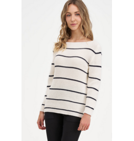 M MADE IN ITALY M MADE IN ITALY 26E 33/G04Y TRICOT LEGER LIGNE OFFWHITE