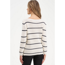 M MADE IN ITALY M MADE IN ITALY 26E 33/G04Y TRICOT LEGER LIGNE OFFWHITE