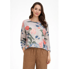 M MADE IN ITALY M MADE IN ITALY 26E 33/9006Y TRICOT ETE FLEUR AVOINE