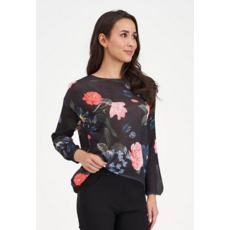 M MADE IN ITALY M MADE IN ITALY 26E 33/9006Y TRICOT ETE FLEUR NOIR