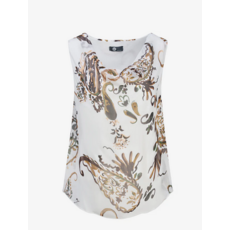 M MADE IN ITALY M MADE IN ITALY 26E 15/66806DGY BLOUSE PAISLEY MOKA