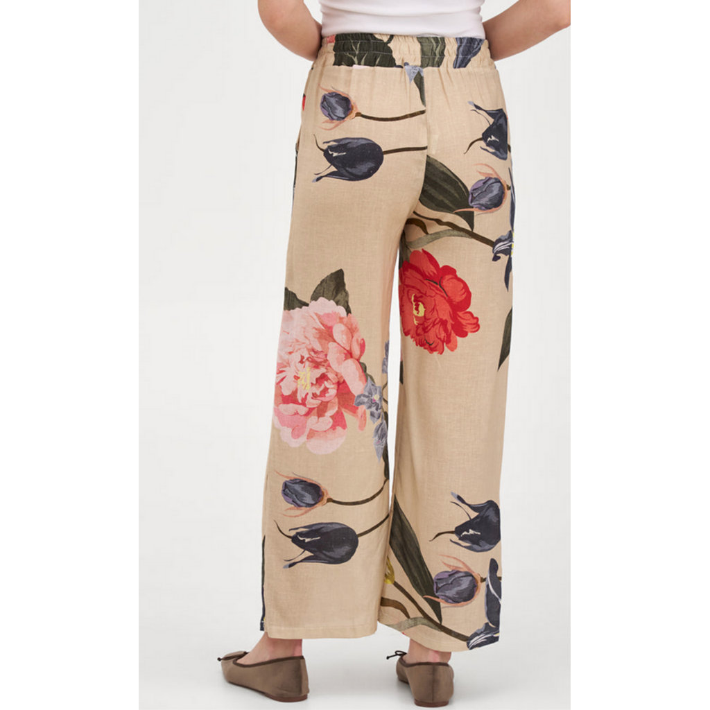 M MADE IN ITALY M MADE IN ITALY 26E 11/30132PY PANT LIN FLEURS AVOINE