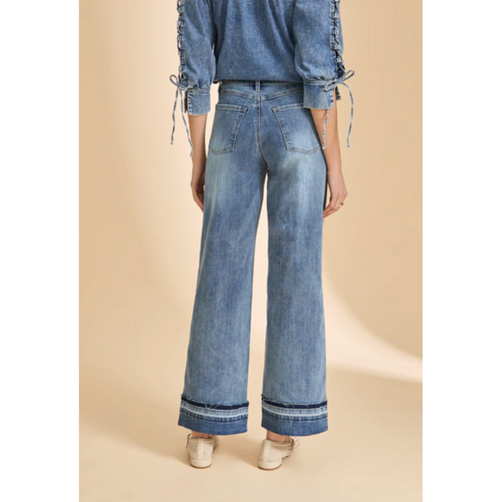 FDJ FDJ 26E 2751779 OLIVIA JEAN WIDE LIGHT WASH