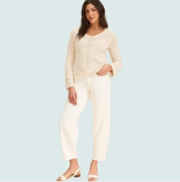 FDJ FDJ 26E 2408948 GIRLFRIEND BARREL ANKLE IVORY