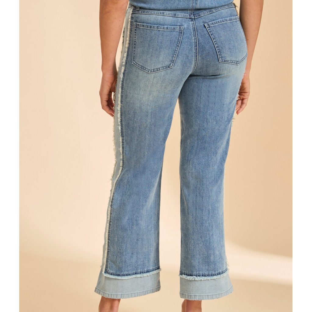 FDJ FDJ 26E 2476779 OLIVIA WIDE ANKLE LIGHT WASH