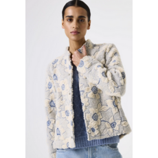 GARCIA GARCIA 26E JACKET TEXTURE DOUX FLEURS SOFT IVORY